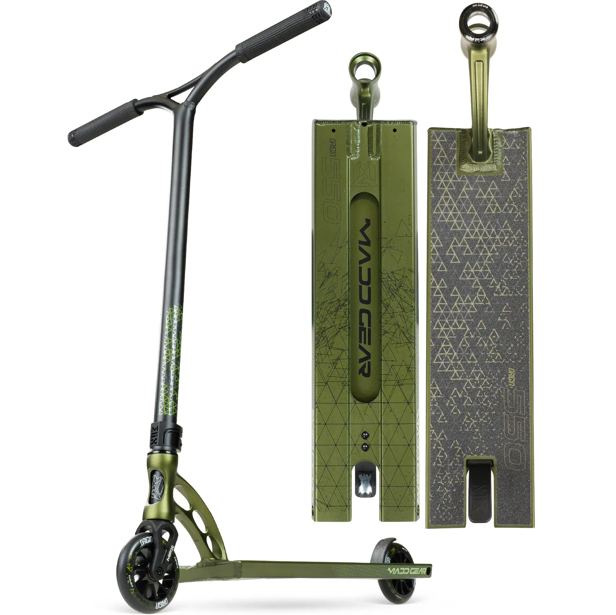 Madd Gear Origin 550 Pro Scooter - Olive