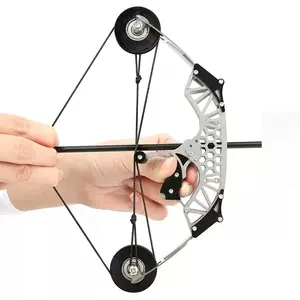 Mini Bow Set, Full Metal Thick Mini Recurve Bow, American Hunting Bow, Mini Arrow, Small Composite Bow, Gift, Christmas Gift