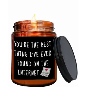 LOVERY "You Are The Best Thing I Found On The Internet" Candle - 10oz Lavender Scented Soy Wax Candle
