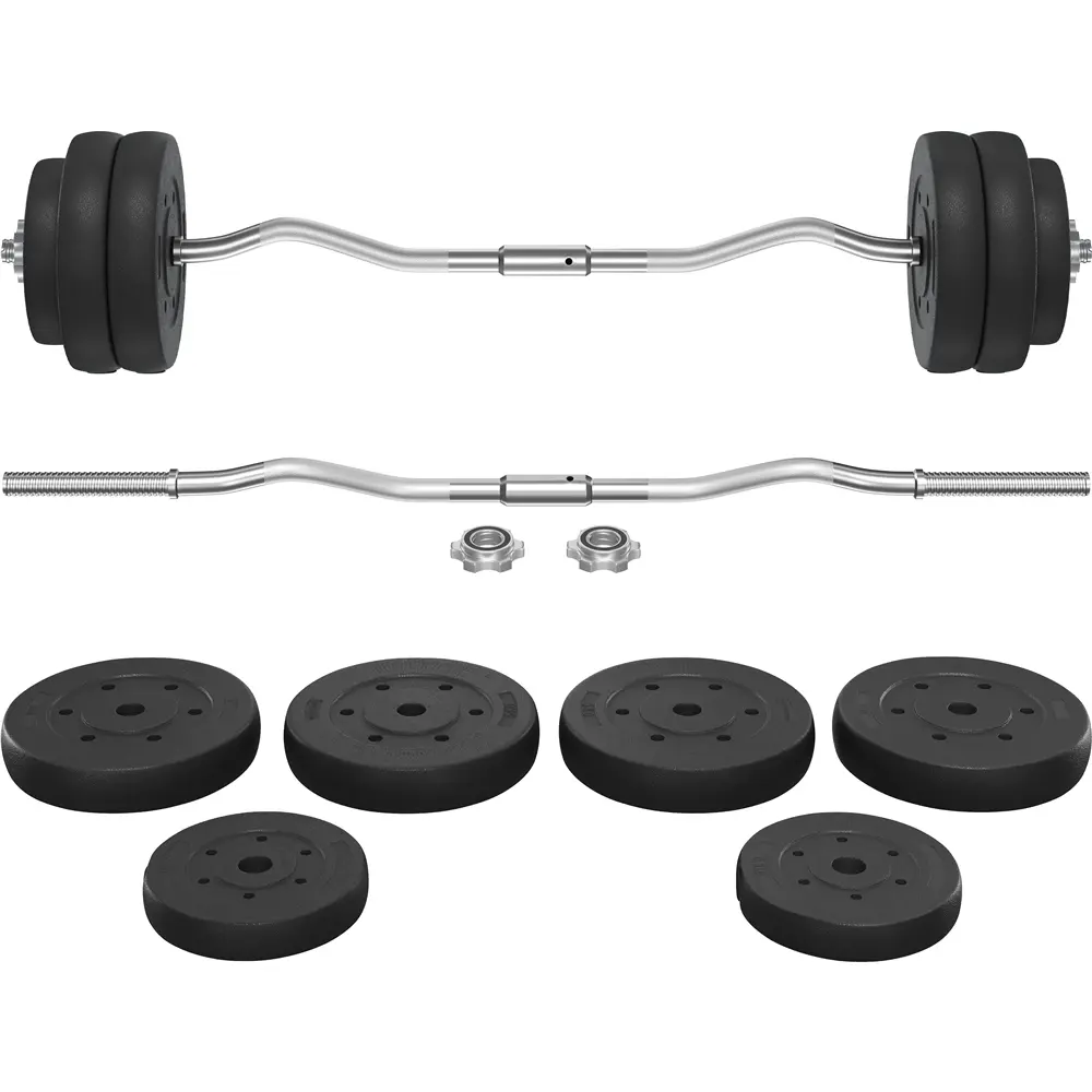 Costoffs Adjustable Barbell-Dumbbell Set with Weight Plates, Adjustable Weights Dumbbells, Black At-Home Fitness Equipment for Gym Training,summerwins,father'sdaygifts,bathingsuitwomenset
