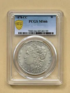 1878-CC Morgan Pcgs MS66 Carson City Silver Collectible
