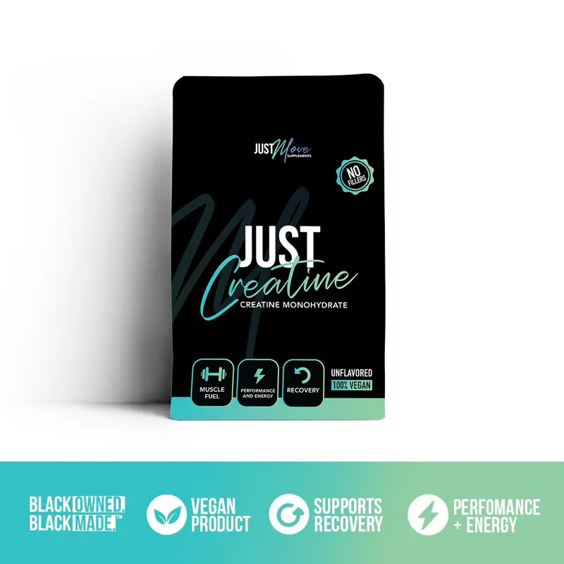 Just Creatine Monohydrate Unflavored Dietary Supplement Powder - 60 Servings, Fitness Support, Muscle Recovery Vitamins Supplements, Strength, Energy, Endurance