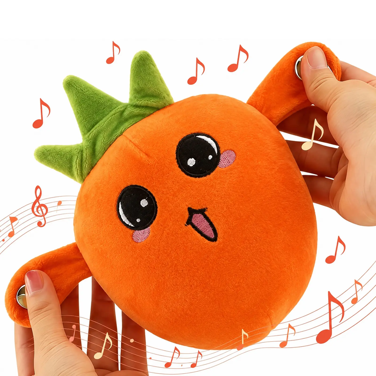 Kidoz Banana & Carrot Electric Plush Toy Set – Interactive Music Plush Toys for Parent-Child Interaction, Couples & Friends Prank Toy, Valentine’s Day & Easter Party Fun Gift for Kids & Adults stuffed animals cute girly gifts