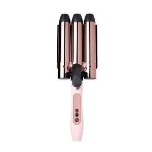 L'ANGE HAIR - Le Tridente Titanium Triple Barrel Waving Iron, L'ANGE HAIR - Le Tridente Titanium Triple Barrel Waving Iron,