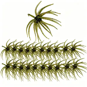 20PCS Fishing Lures for Freshwater – Realistic Sea Urchin Bait, Floating Artificial Fishing Lures with Lifelike Details, Durable Soft Bass Baits