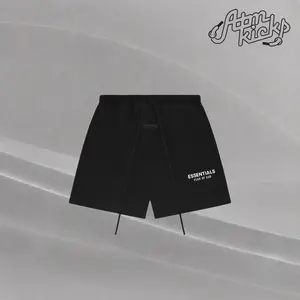 Fear of God Essentials Classic Sweatshort Jet Black Authentic Brand New Fashion Streetwear Hypebeast Limited Gift