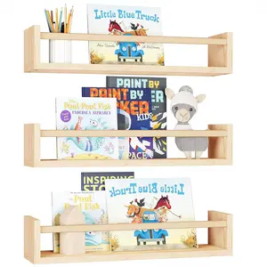 Solid wood wall shelf, wall shelf for books, newspapers, magazines, wall shelf for kitchen spices, storage shelf.