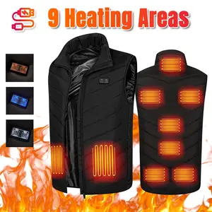 USB Power Bank Heated Vest - No Battery Plug-in Heating for Men & Women | Adjustable Warming Vest for Outdoor Camping, Skiing, Hunting | Two-Touch Control, Thermal Clothing