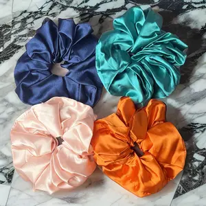 A Queenz Den Satin Hair Scrunchie, Protective Hair Tie, Satin Headband, Hair Elastics