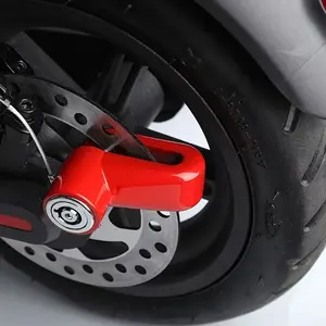 1pcs High-Strength Compact Bicycle Disc Brake Lock, Security Lock, Aluminum alloy/Zinc Alloy Anti-Theft U-Lock for Mountain Bikes, Motorcycles, Electric Scooters, Manual Operation, Corrosion-Resistant, Sleek Design, Durable Construction, Easy to Carry