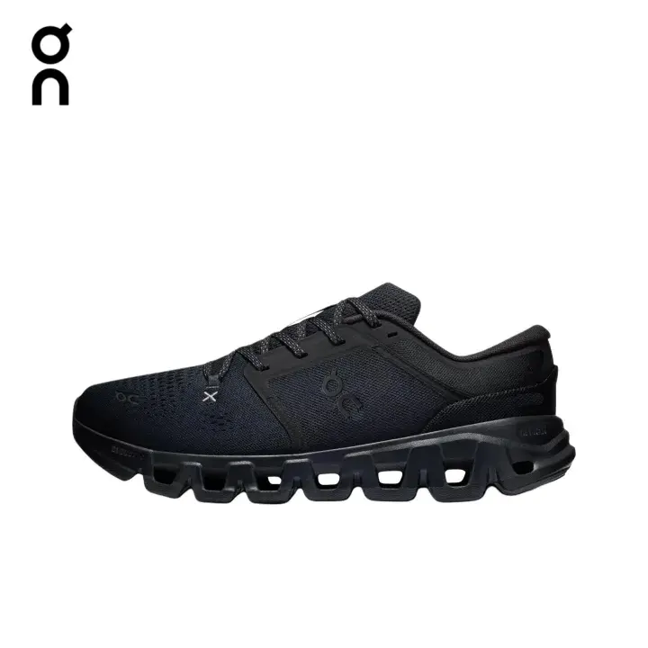On Cloudmonster 2 All Black Sneakers, Men Max Cushion CloudTec Running Shoes