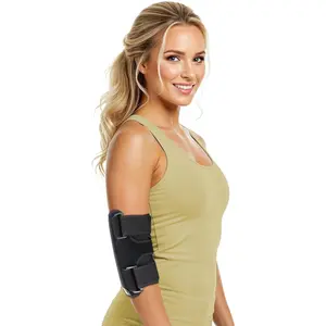 Elbow Splint Tendonitis l Tennis Elbow Brace |   Cubital Tunnel Brace Support for Sleeping |   Arm Support & Compression Sleeve Immobilizer for Ulnar Nerve Pain Relief |   Women & Men Fits Most
