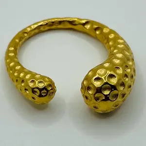 Women's Gold Honeycomb Ring, Fashion Jewelry