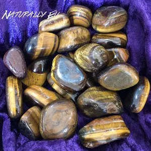 Natural Tiger Eye Tumbled Stone