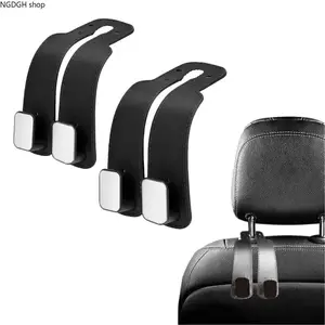 Magnetic Leather Door Hooks, 2-Pack, No-Drill Installation, Perfect for Hanging Hats, Towels & Bags, Keeping Your Entryway Neat & Stylish