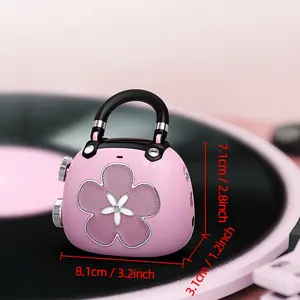 Mini Wireless 5.0 DOSS Candy Cute Speaker, Retro Stylish Design with Mighty Sound for Room, Desk Decoration, Ideal Xmas Gift