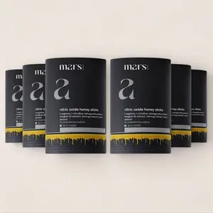 Nitric Oxide Honey Sticks: Blood Flow, Stable Drive & Lasting Performance with Ashwagandha, Maca Root, Tongkat Ali, L-Arginine & L-Citrulline