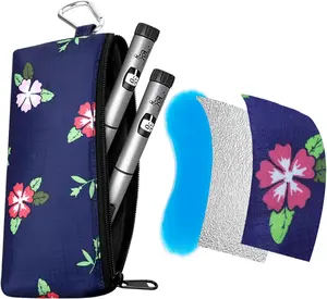 Insulin Pen Travel Case, Diabetic Medication Supplies Accessories Organizer Bags for, Keep Medicine Cool While Traveling, TSA Approved Ice Pack