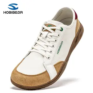 HOBIBEAR Womens Mens Wide Barefoot Sneakers Slip on Shoes Lightweight Comfortable Waterproof Athletic Footwear Closed Training Trainer Rubber