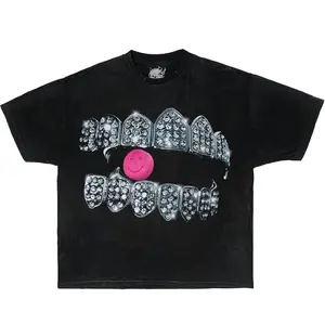 Diamond Perc T-Shirt, Y2K Streetwear Vintage Graphic Tee