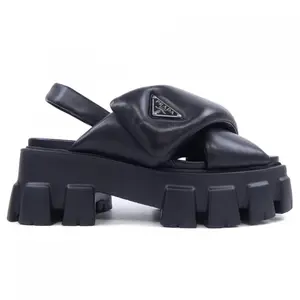 Pre-owned PRADA Other Small Leather Goods Monolith Padded Nappa Leather Sandals