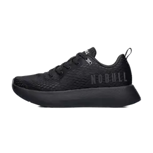 NOBULL Men's Journey Shoe in Triple Black - Breathable Running Shoe, Comfortable Walking Sneaker, Cushioned Runner