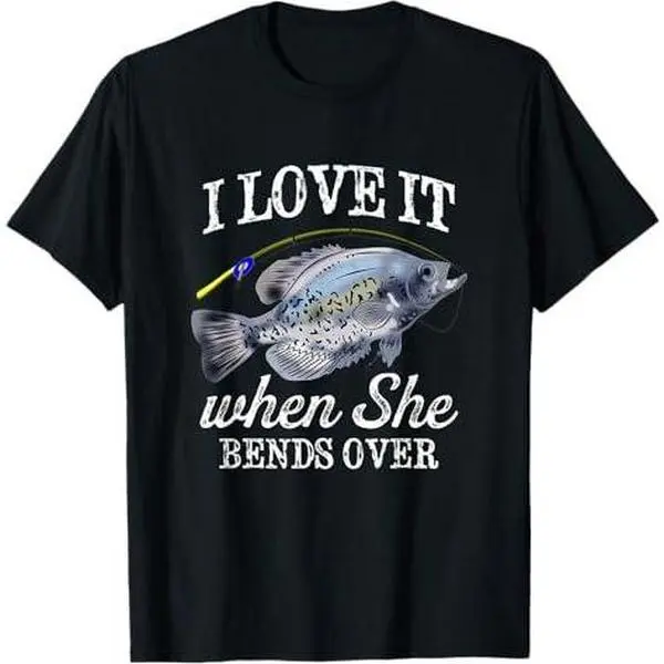 Funny Crappie Fishing Graphic Freshwater Fish Men Women Kids T-Shirt
