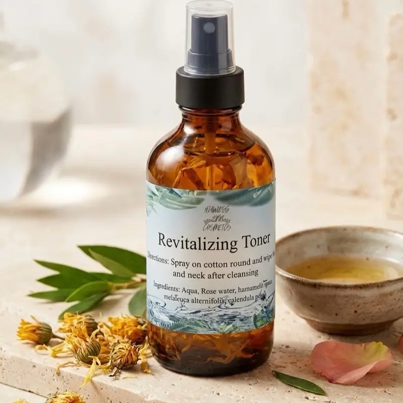 Revitalizing Toner, Anti-Acne Cleansing Toner for Combination Skin, Natural Green Beauty 2023 Skincare Product
