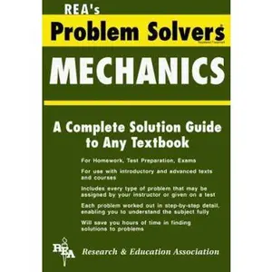 USED-Mechanics: Statics & Dynamics Problem Solver by The Editors of Rea (Paperback)