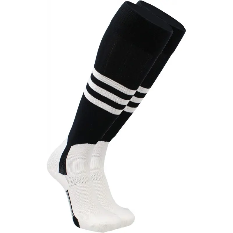 Baseball Stirrup Socks with Stripes – Pro Style Game Day Uniform Socks for Baseball & Softball