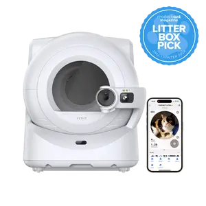 PETKIT Purobot Ultra Automatic Cat Litter Box with Camera Odorless Universal Litter Tray for Multiple Cats xSecure APP Control Health Monitoring AI Powered Face Recognition