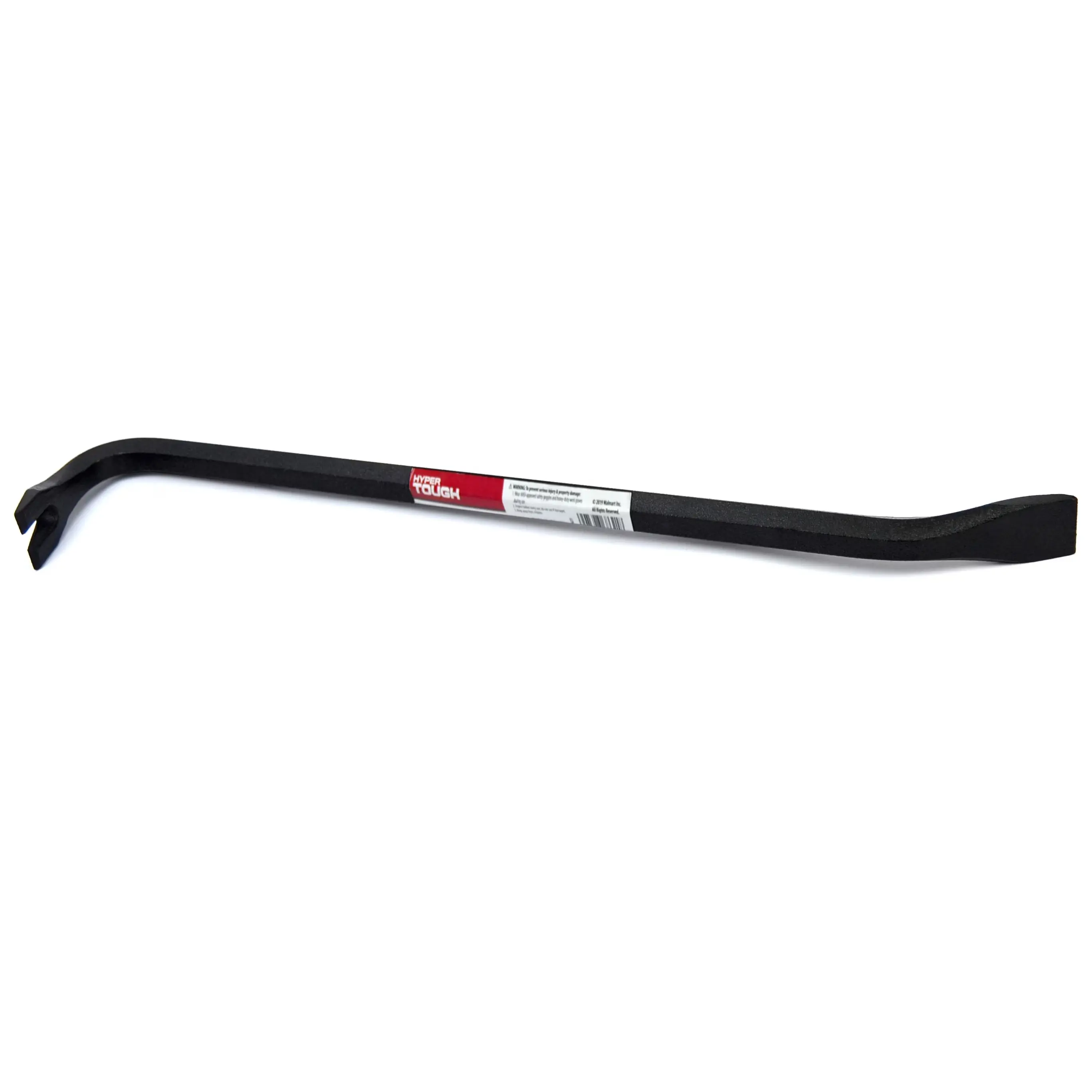 Hyper Tough 18-Inch Wrecking Bar with Nail Puller and Crowbar Tool