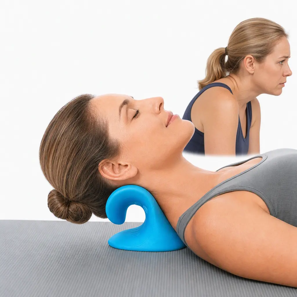 HSECOYAY-Neck Pillow, Neck REST Pillow, For Forward Neck Relief, TMJ and Chiropractic HSECOYAY-Neck Pillow, Neck REST Pillow, For Forward Neck Relief, TMJ and Chiropractic