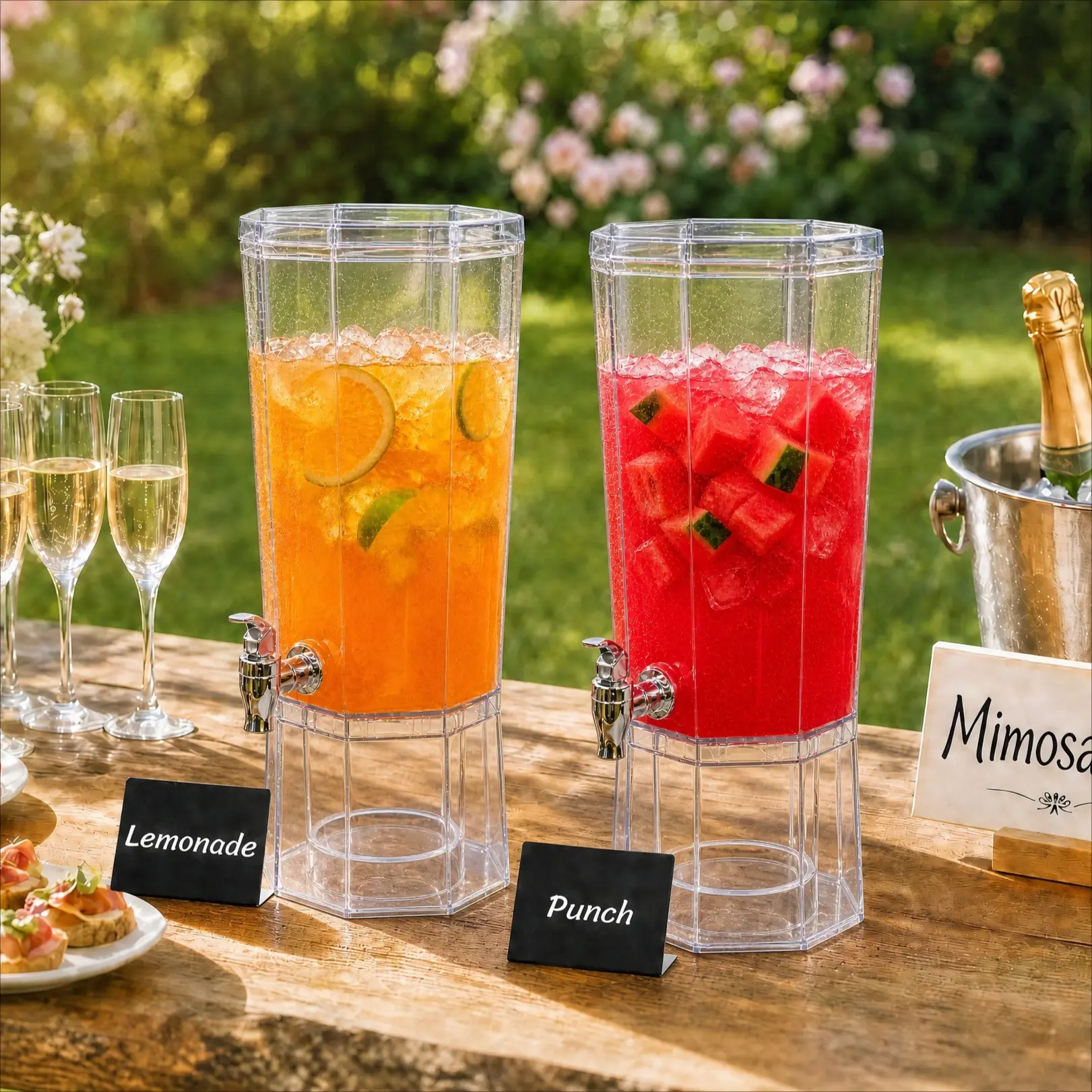 Lifewit Drink Dispenser with Lid & Stand BPA-Free for Juice Soda Tea Lemonade Detachable Party-Ready Leak-proof ABS Spout Beverage Serving for Party, Beach & Business summerwins,father'sdaygifts DealsForYouDays