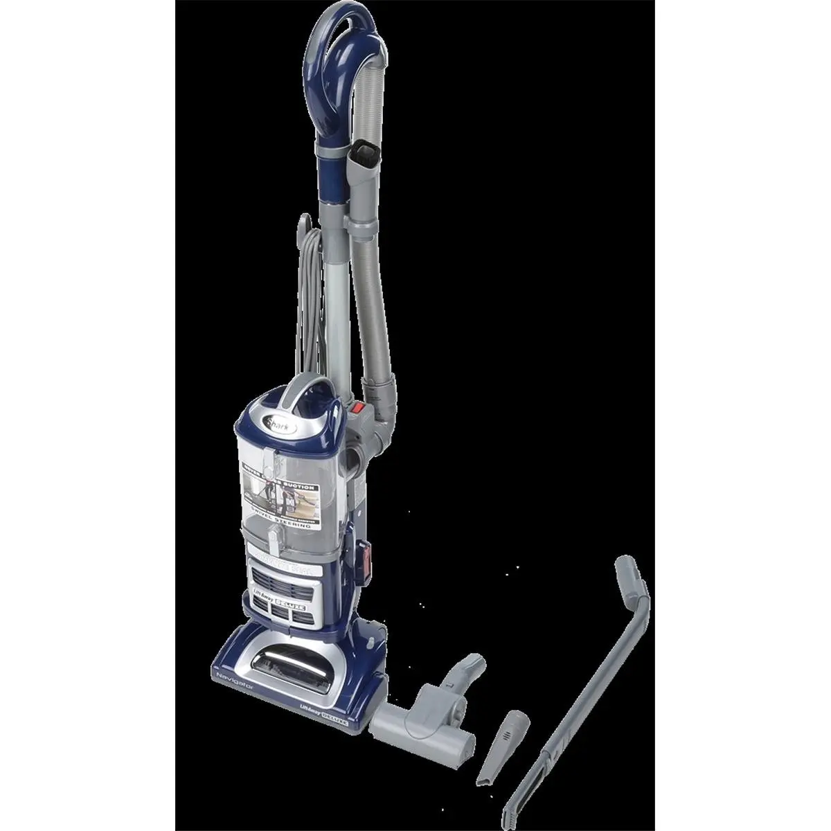 212 MAIN Navigator Lift-Away Deluxe Bagless Upright Vacuum Cleaner - High-Efficiency Vacuum for Home Floor Care Needs, Cool Touch Handles, Popcorn Maker And Bucket In One