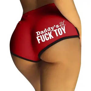 Womens Yoga Booty Shorts Sexy Printed Dance Sport Workt Hot Pants Plus Size Lnge Wear Briefs
