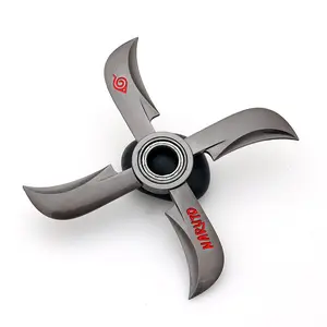 Spiky Ninja Shuriken Spinner – Textured Metal Fidget Keychain for Anxiety Relief & Focus Training