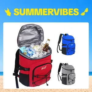 Wolt Soft Sided Cooler Backpack - 24-Can Durable Insulated Bag, Leak Proof, Ice Retention, Universal Can Cooler, Lunch Cooler Bag, Unisex for Camping, Picnic