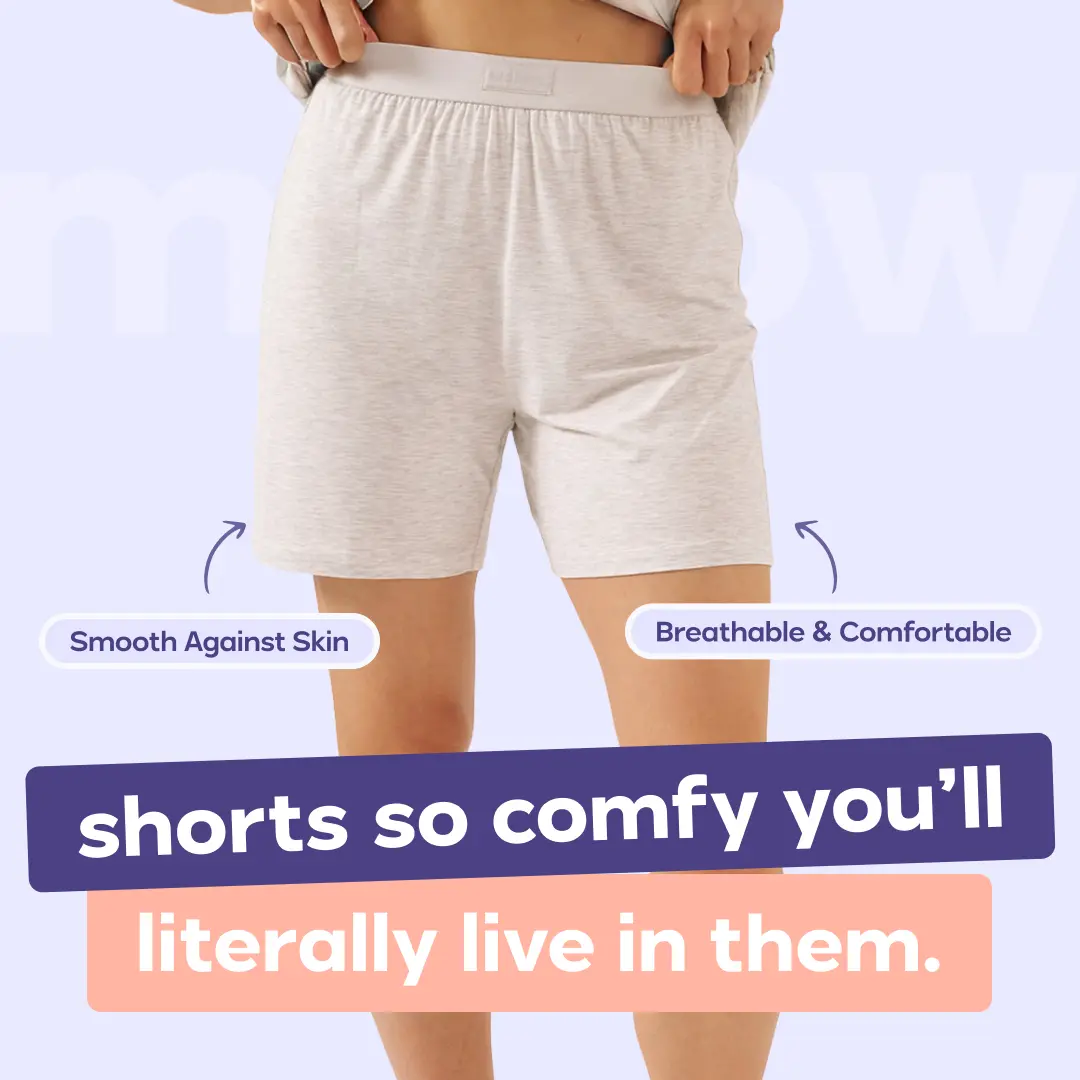 Mellow Sleep | Cooling DreamShorts (SHORTS ONLY), Breathable Summer Sleepwear & Cooling Loungewear, MellowSoft Stretch Fabric