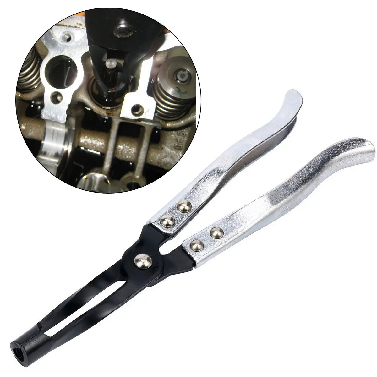 1pc Tool for extracting and installing valves, valve oil seal disassembly tool, oil seal pliers, spring pliers, Heavy Duty auto repair tool, Automotive Repair Pliers, Hand Tools