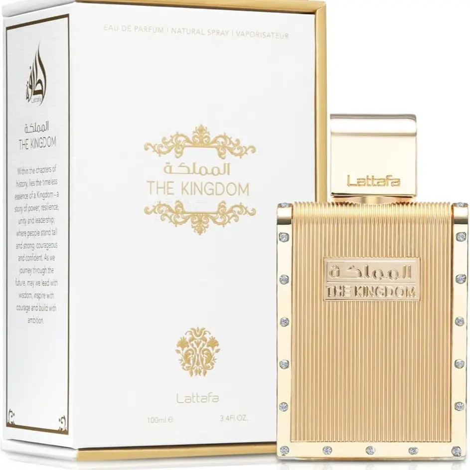 Lattafa | The Kingdom | Men's Fragrance | 100 ML - 3.4 OZ | Eau De Parfum | Lavender - Mint & Sage