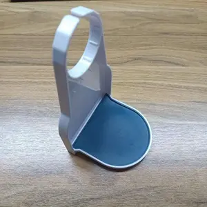 Laundry detergent cup holder with drip collection tray and soap dispenser, bathroom accessories, Soap Container, Bathroom Organization