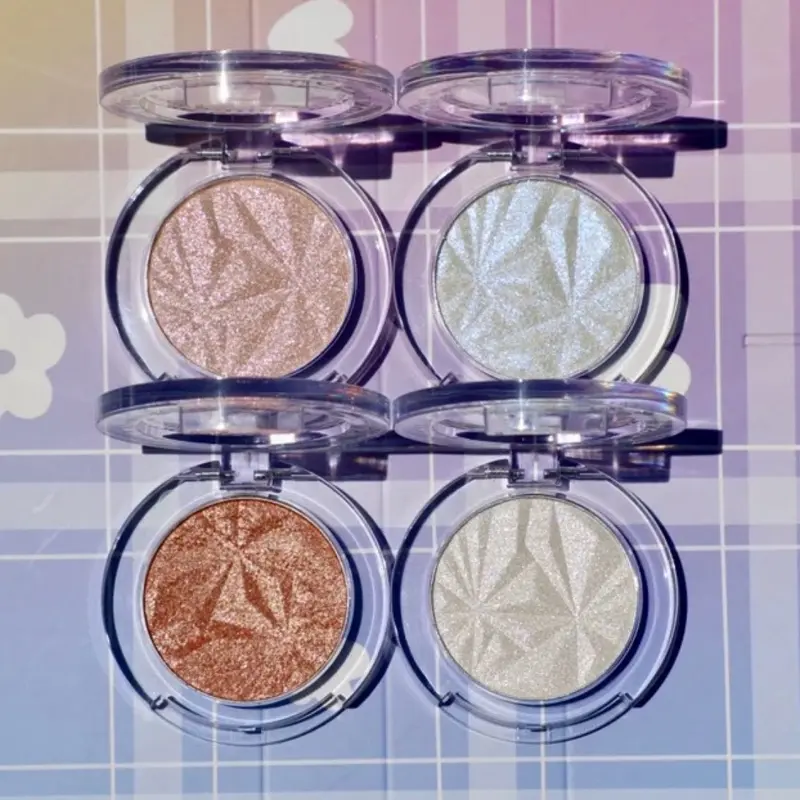 Rude Cosmetics Manga Collection Twinkle Twinkle Highlighter - Mica-Based, Smooth, Lightweight, Silky, Metallic Formula for Face Highlighting, Easy to Blend (4 Shades Available for Radiant Glow), Metallic Shine