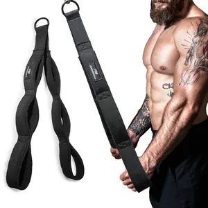 Heavy-Duty Tricep Rope Cable Attachment Handles, Greater Range of Motion, Thickened Design for Comfort, Ideal for Professional Gyms, Fitness Equipment, Workout Equipment