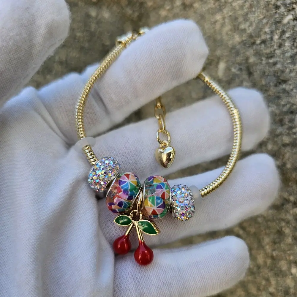 cheery gold plated bracelet cheery gold plated bracelet