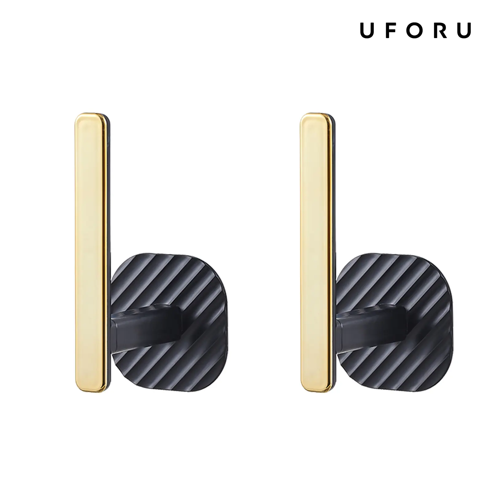 UFORU 6 plastic hooks, multifunctional household storage hooks, can hang keys, hats and towels, self-adhesive hooks, suitable for entrance hallways, bathrooms and bedrooms, Rustproof Wall Mountable Hangers Door Hanging Organizer Organiser