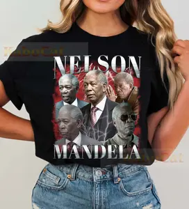 Limited Retro Nelson Mandela Tshirt, Nelson Mandela Hoodie, Nelson Mandela Sweatshirt, Nelson Mandela Vintage Shirt
