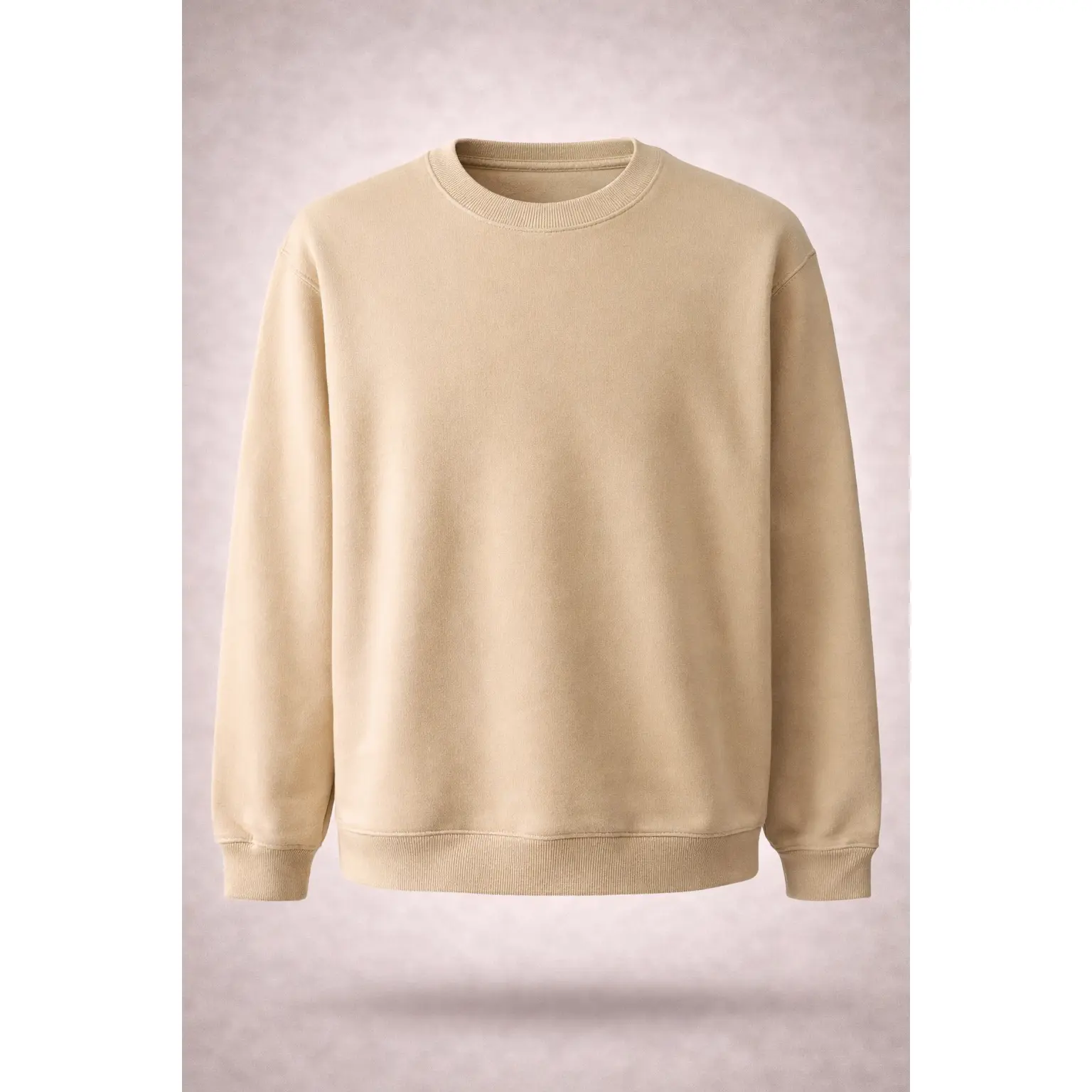 Essential Crewneck – Desert Cream