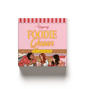 Foodie Queen Pre-cut PET Tape + Washi Box Set