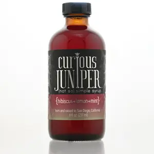 {hibiscus+lemon+mint} - 8 oz - not so simple syrup